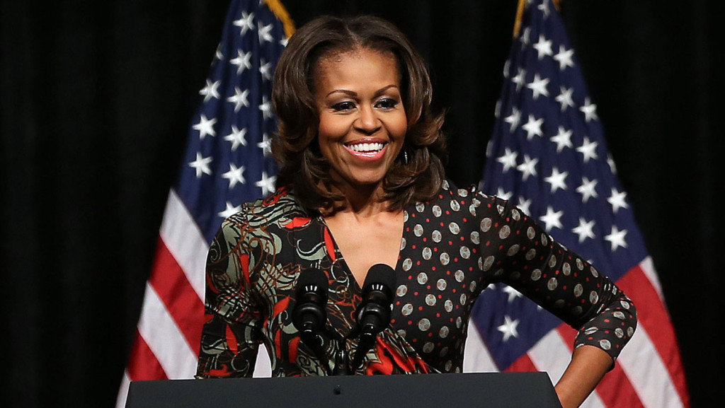 A primeira-dama dos Estados Unidos, Michelle Obama, é vista por muitos como modelo de inspiração.