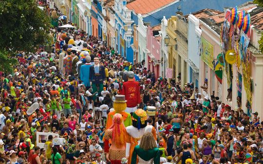 Carnaval de rua em Olinda. (Imagem: Divulgação)