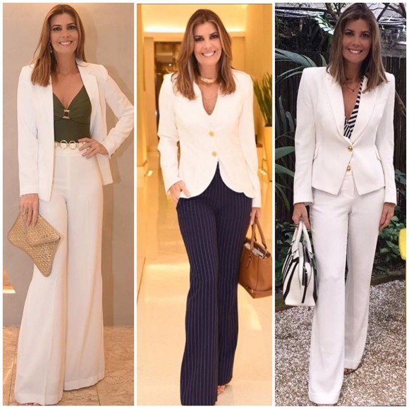 Blazer branco como usar essa peça curinga a qualquer hora do dia