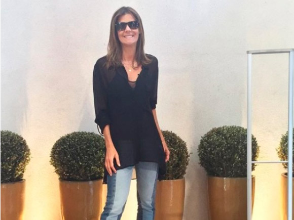Fabiana Scaranzi usando Jeans