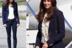 Kate Middleton também adora um conjuntinho azul marinho!