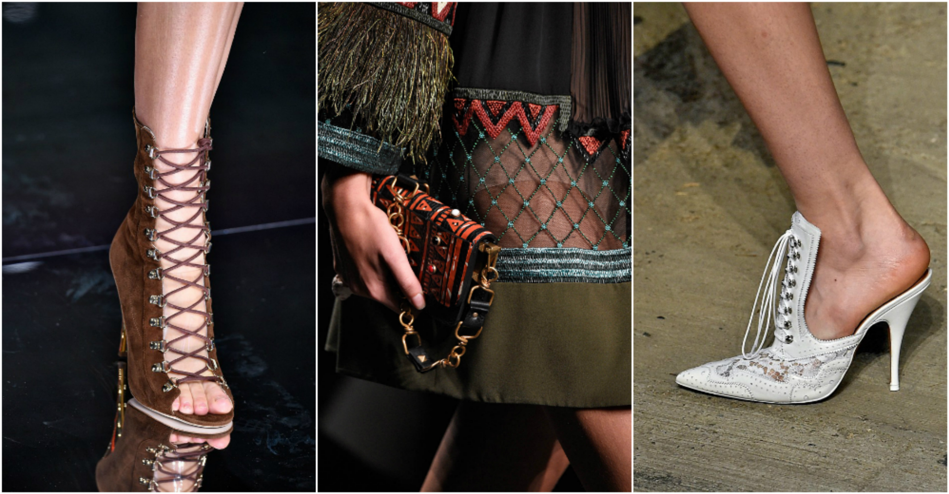 Sapatos e bolsas que marcaram as Fashion Weeks 2016